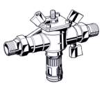 Клапан предотвращения обратного потока с зоной пониженного давления, 65°С давление на входе до 10 бар, рабочая область от 1,5 до 10 бар